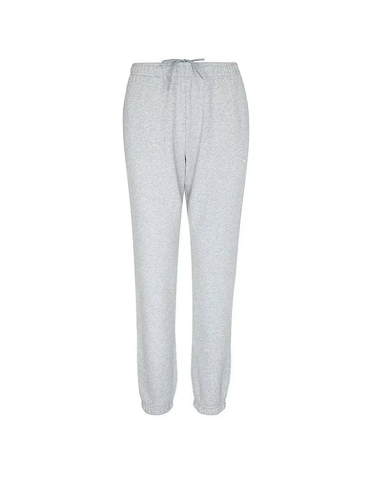 NIKE Damen Jogginghose Studio Fleece grau | M