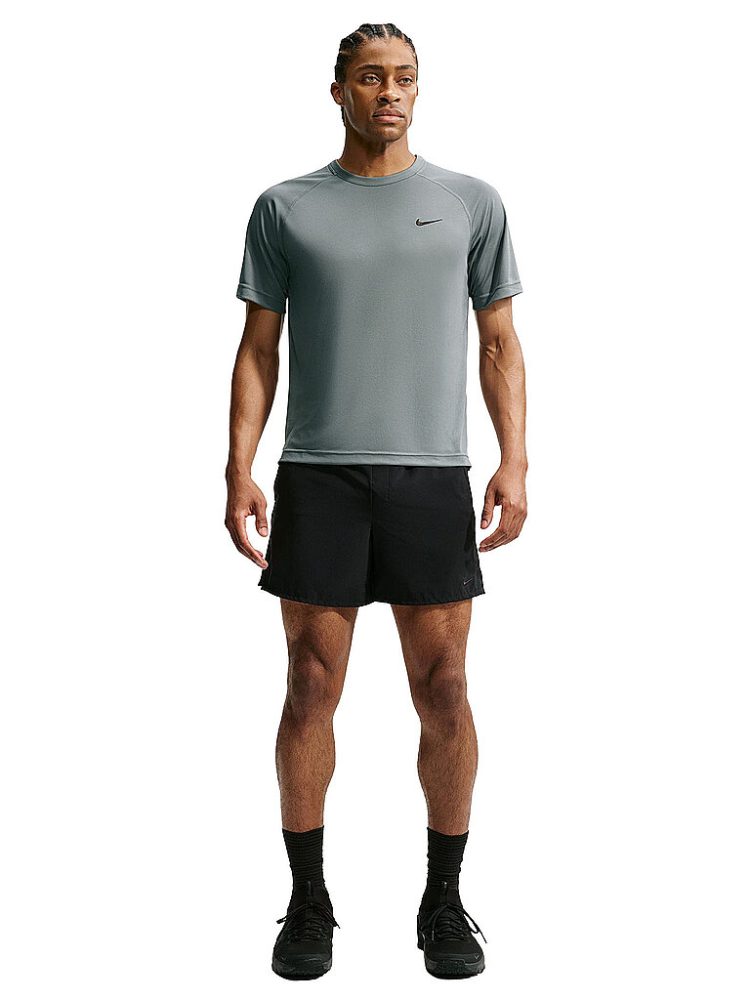 NIKE Herren Fitnessshirt Dri-FIT UV FLex grau | L