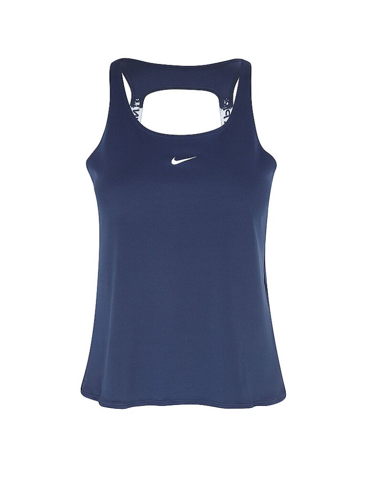 NIKE Damen Fitnesstank Pro dunkelblau | S