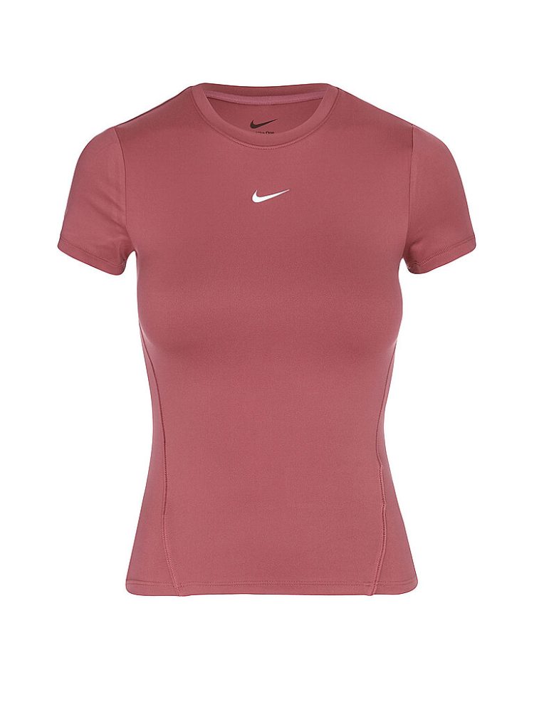 NIKE Damen Fitnessshirt One FItted beere | S