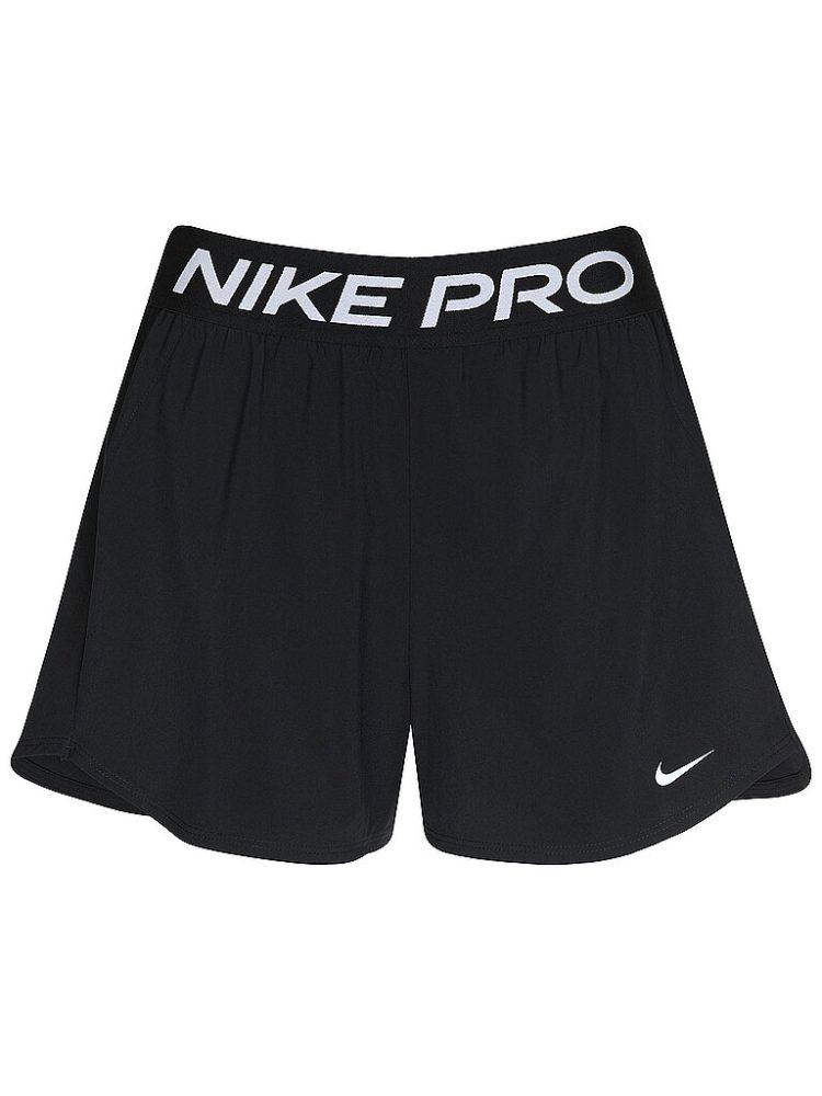 NIKE Damen Fitnessshorts Pro schwarz | XS