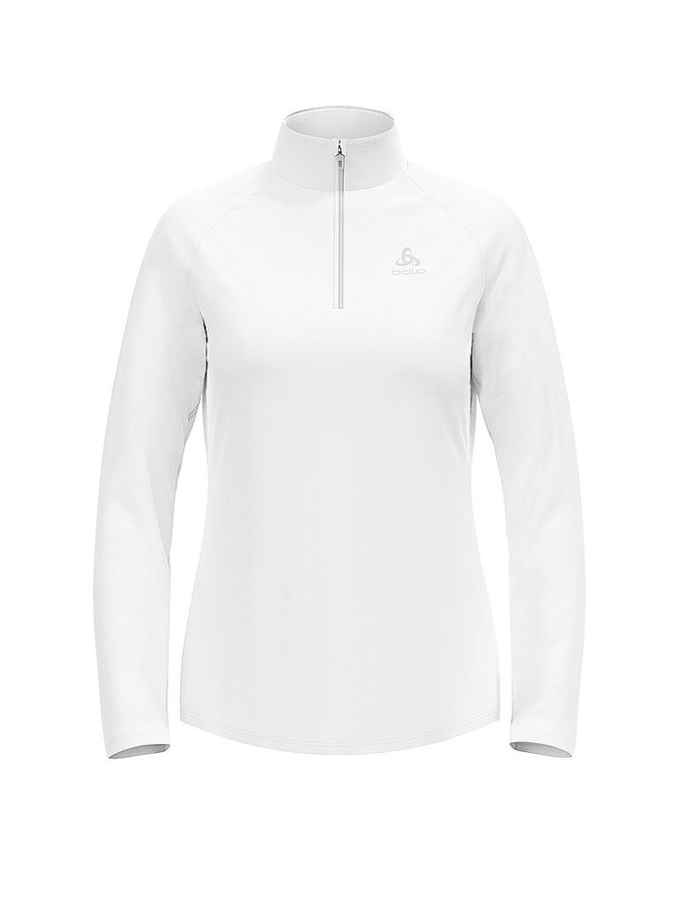 ODLO Damen Unterzieh Zipshirt Besso Mid Layer weiss | XL