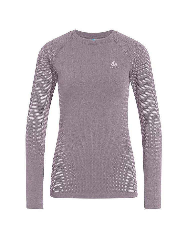 ODLO Damen Funktionsshirt WARM ECO Baselayer grau | L