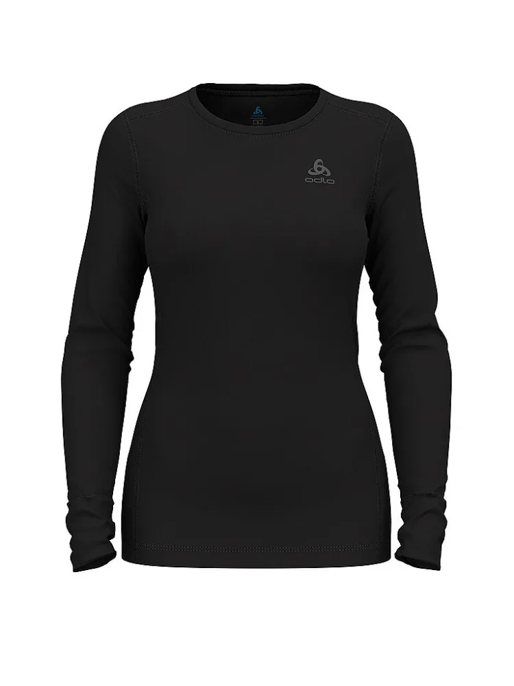 ODLO Damen Unterzieh Funktionsshirt Natural Merino 260 schwarz | L