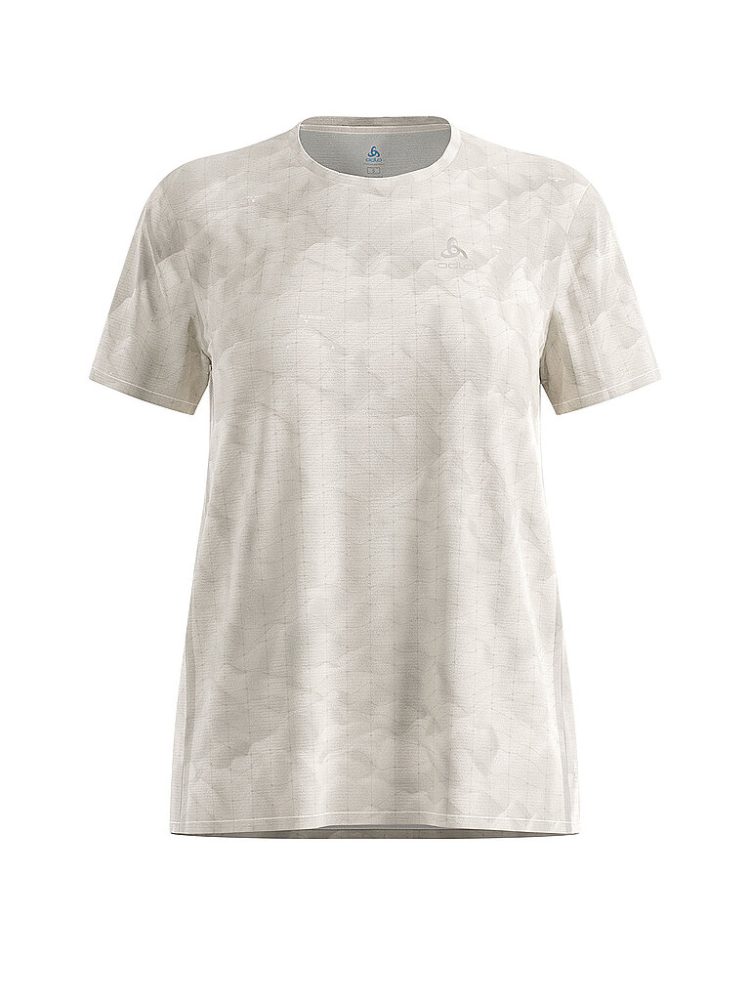 Odlo Damen Zeroweight Chill-Tec Print T-Shirt