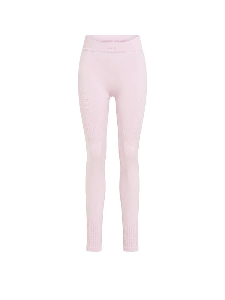 Odlo Performance Warm Base Layer Tights für Damen - Skilanglauf, Ski & Snow - pink, XS