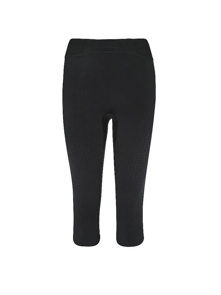 Odlo Performance Warm Base Layer 3/4 Tights für Damen - Skilanglauf, Ski & Snow - schwarz, XS