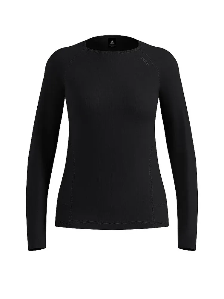 Odlo Active X-Warm Base Layer Shirt für Damen - Wandern, Ski & Snow - schwarz, S