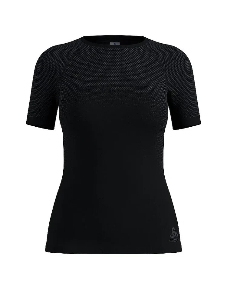 Odlo Performance Light Base Layer T-Shirt für Damen - Wandern, Skilanglauf - schwarz, M