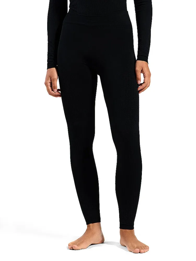 Odlo Performance Warm Base Layer Tights für Damen - Skilanglauf, Ski & Snow - schwarz, XS