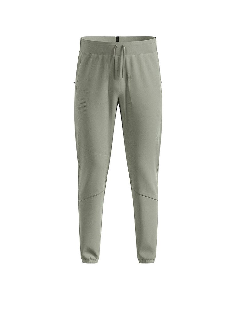 ODLO Herren Langlaufhose Zeroweight Pro Windproof Warm olive | M