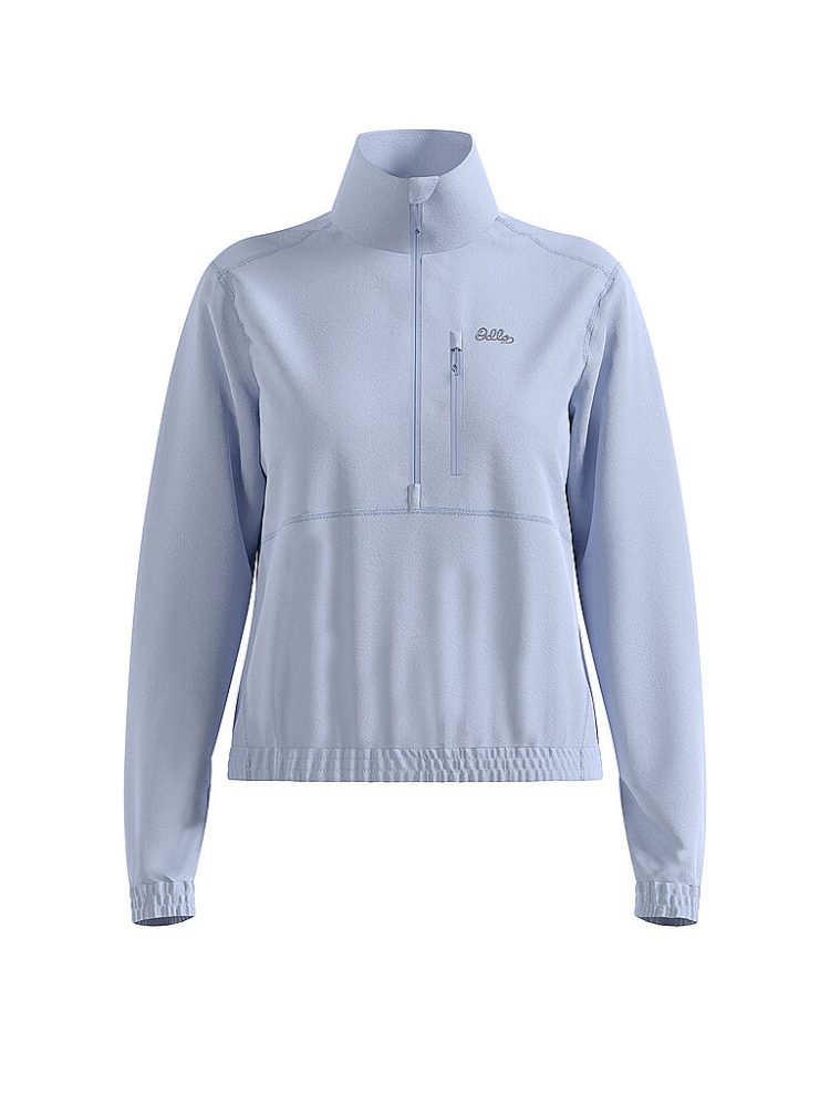 ODLO Damen Pullover Classic HalfZip hellblau | XS