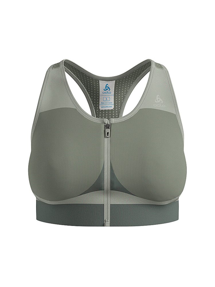ODLO Damen Sport-BH Seamless High Support olive | S