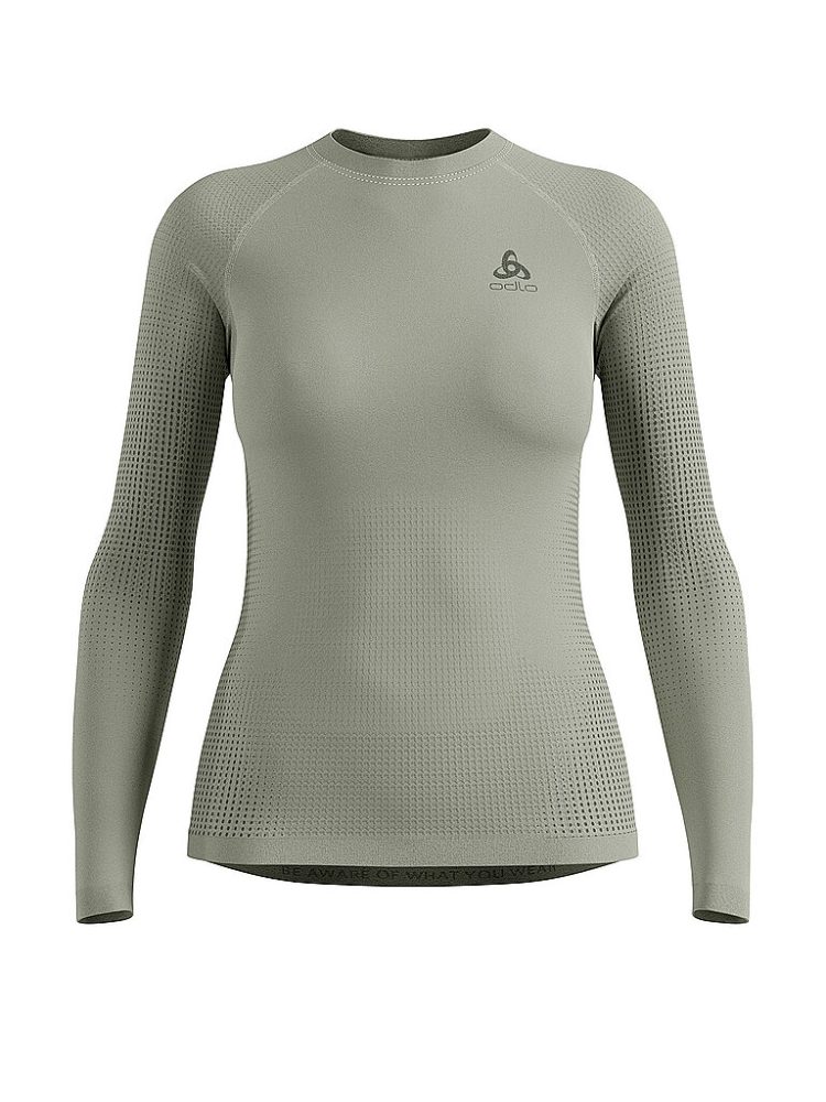 ODLO Damen Funktionsshirt WARM ECO Baselayer grau | L
