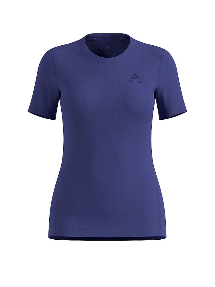 ODLO Damen Unterziehshirt Natural Merino 200 blau | M
