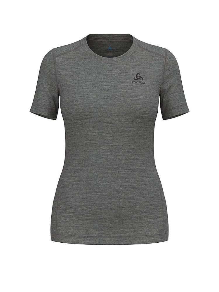 ODLO Damen Unterziehshirt Natural Merino 200 grau | XL