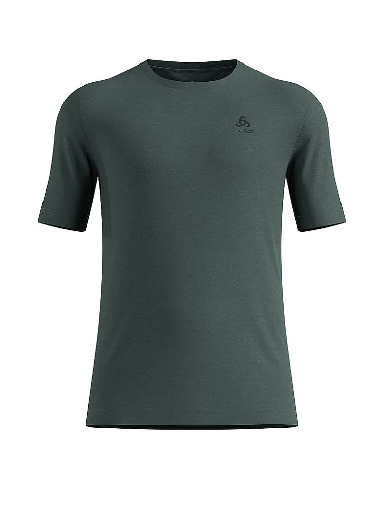 ODLO Herren Shirt Merino 200 dunkelgrün | XXL