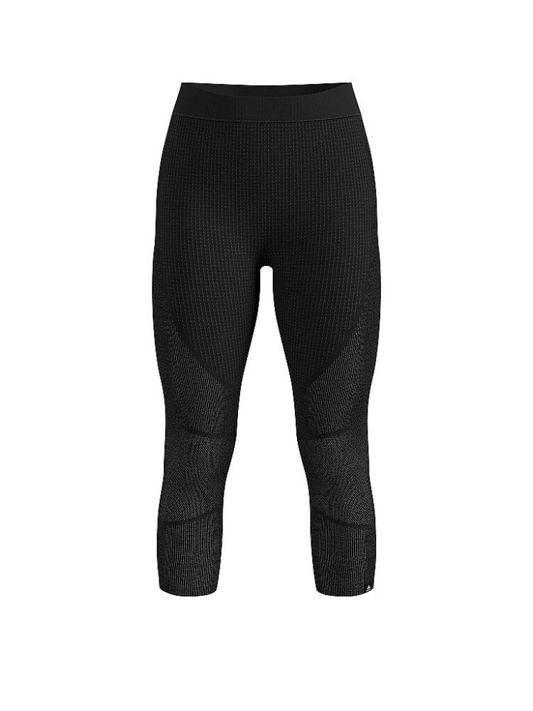 ODLO Damen Unterziehhose Merino 3/4 schwarz | M