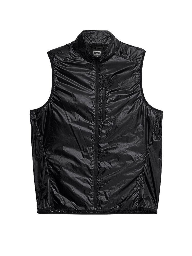 ON Herren Laufweste Weather Vest schwarz | XL