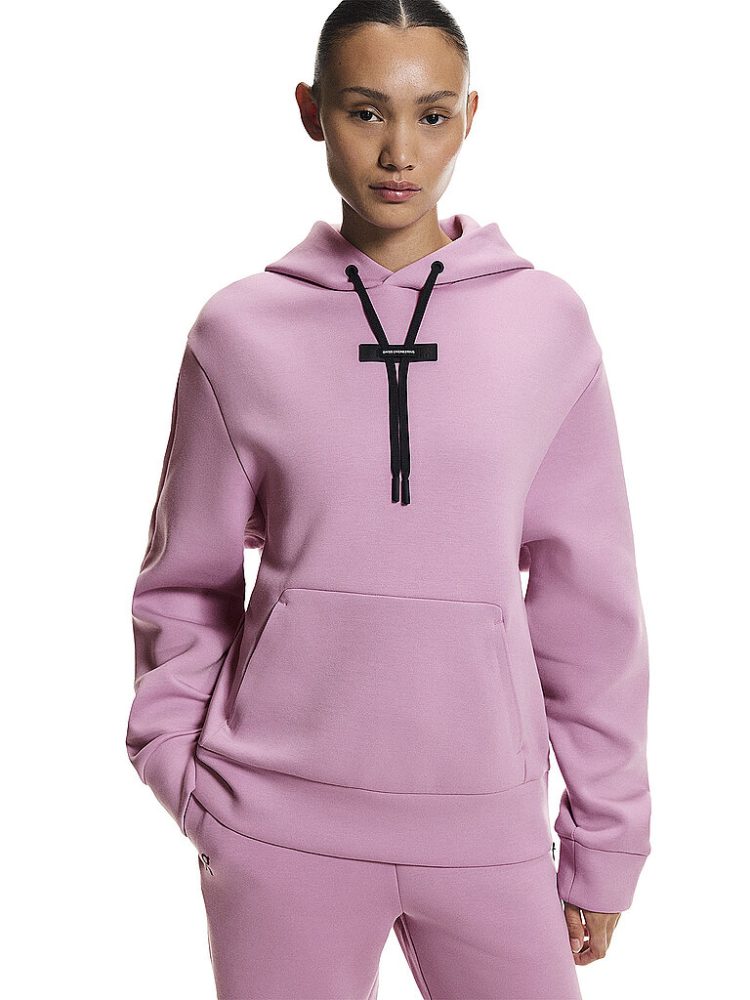 ON Damen Laufhoodie Focus Tech rosa | XS