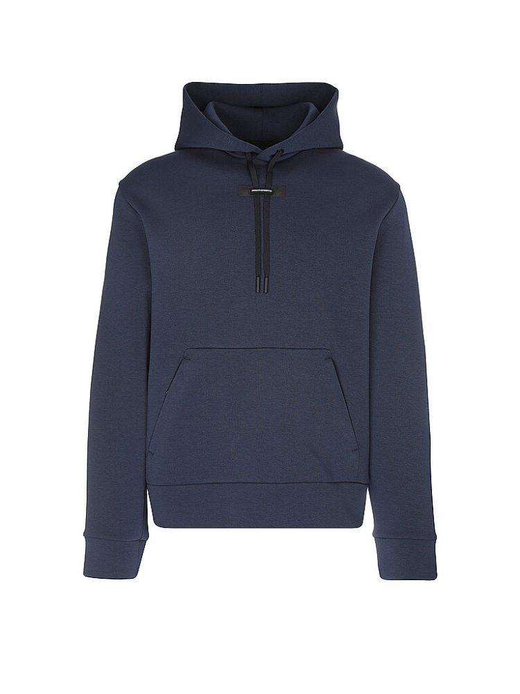 ON Herren Laufhoodie Focus Tech dunkelblau | S