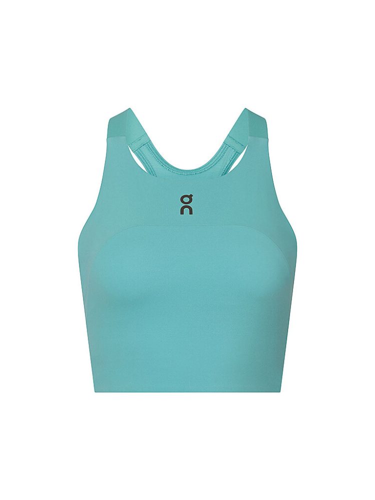 ON Damen Sport-BH Performance Crop Low Support hellblau | S