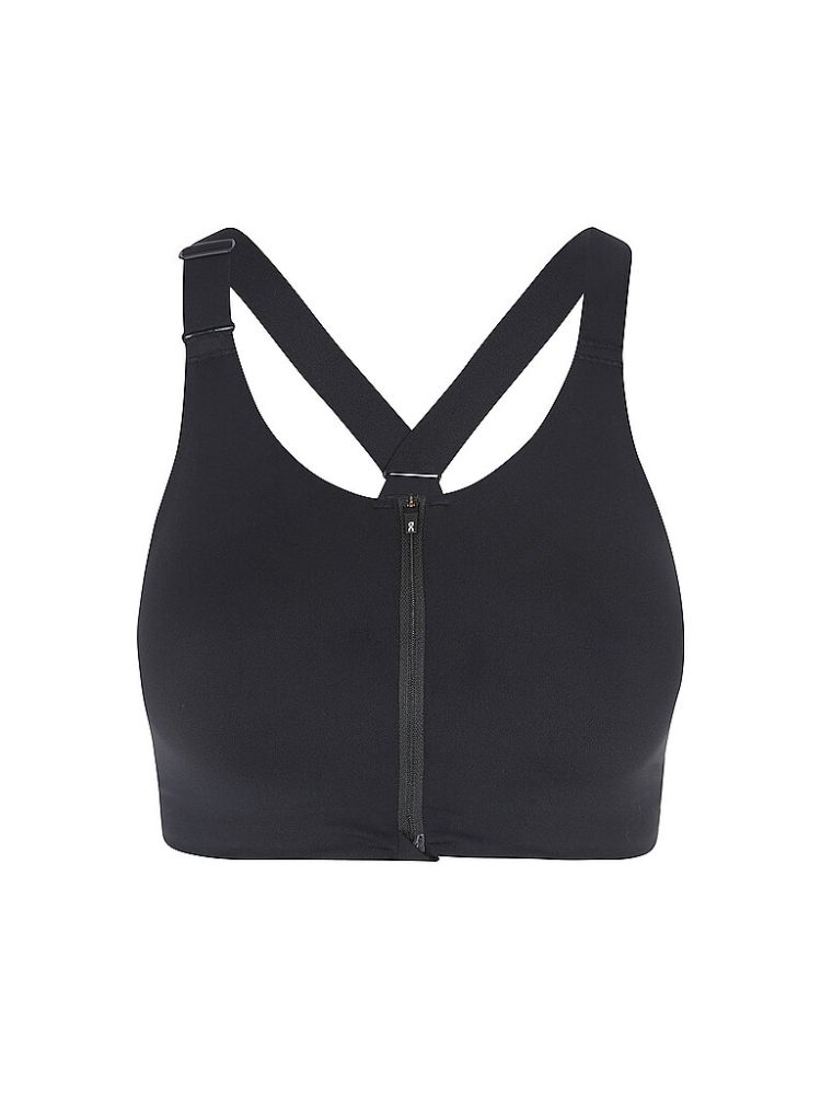 ON Damen Sport-BH Endruance High Support mit Zip schwarz | S