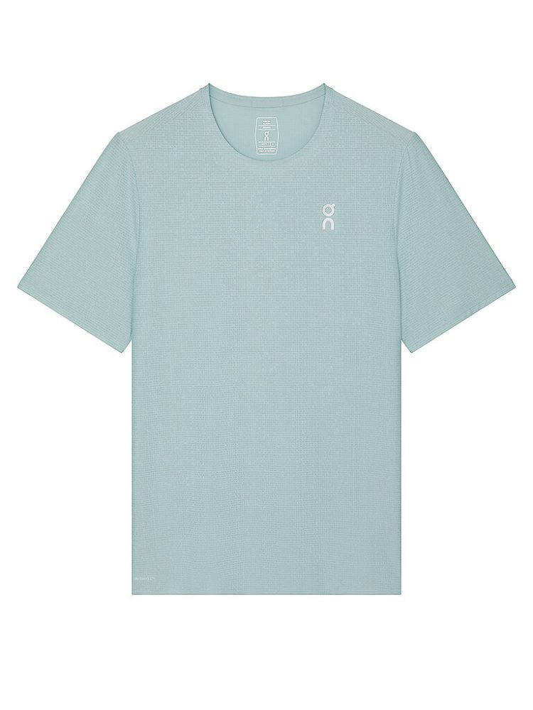 ON Herren Tennisshirt Court hellblau | L