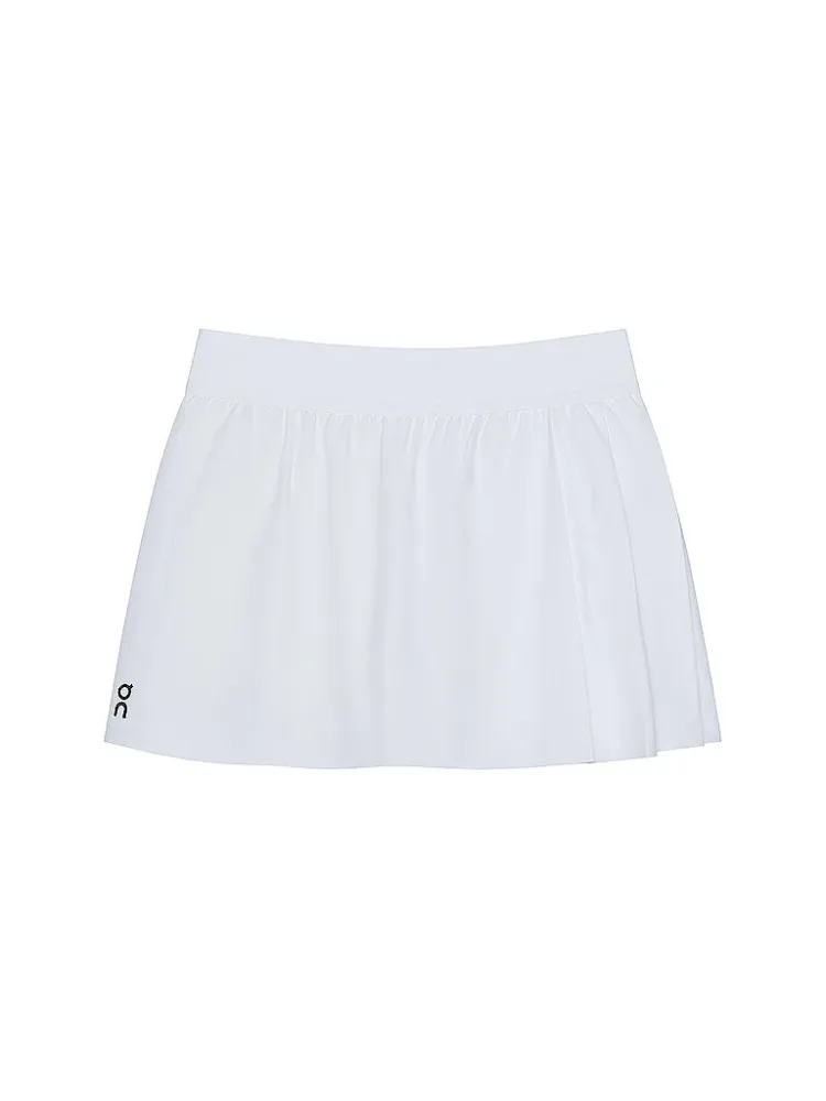 ON Damen Tennisskirt Court Pleated weiss | XS