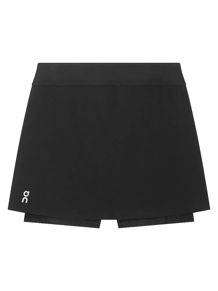 ON Damen Tennisskirt Court Split schwarz | M