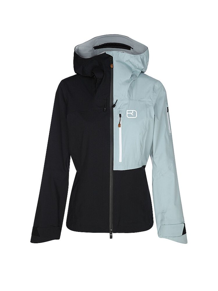 ORTOVOX Damen Tourenjacke Ortler 3L Hoodie schwarz | XL