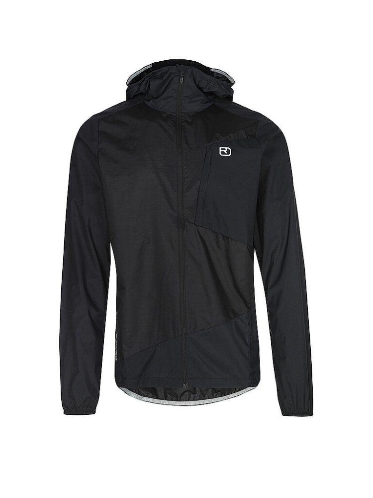 ORTOVOX Herren Windjacke Trace Hoodie schwarz | L