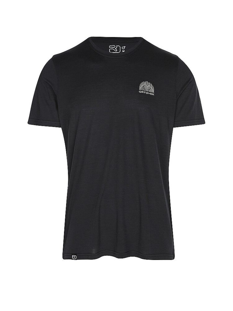 ORTOVOX Herren Funktionsshirt 120 COOL Tec Stripe schwarz | S
