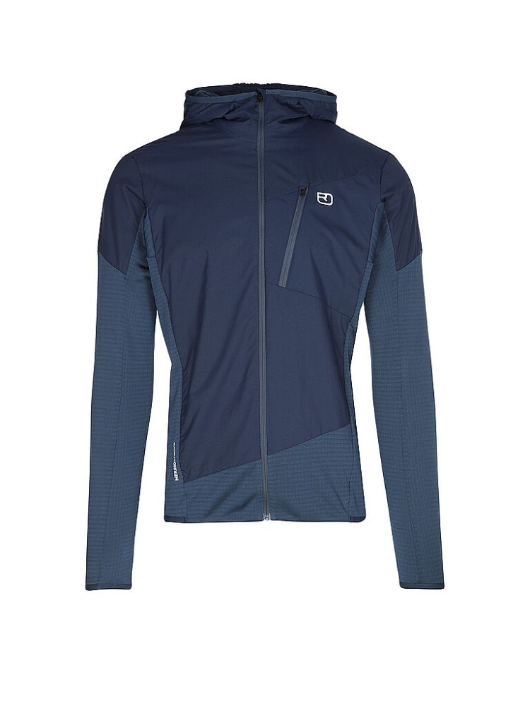 ORTOVOX Herren Hybridjacke Trace Hoodie dunkelblau | XL
