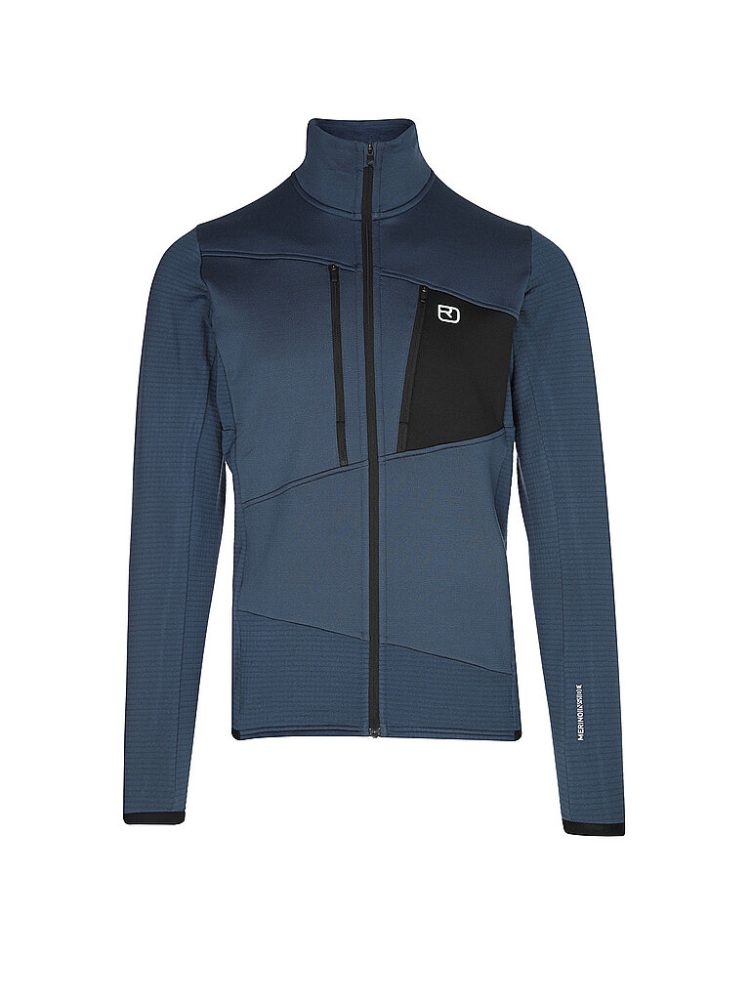 ORTOVOX Herren Fleecejacke Grid dunkelblau | M