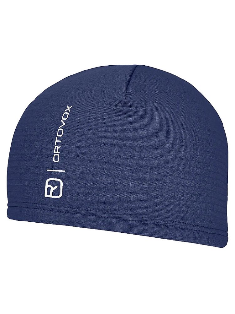 ORTOVOX Mütze Fleece Grid dunkelblau