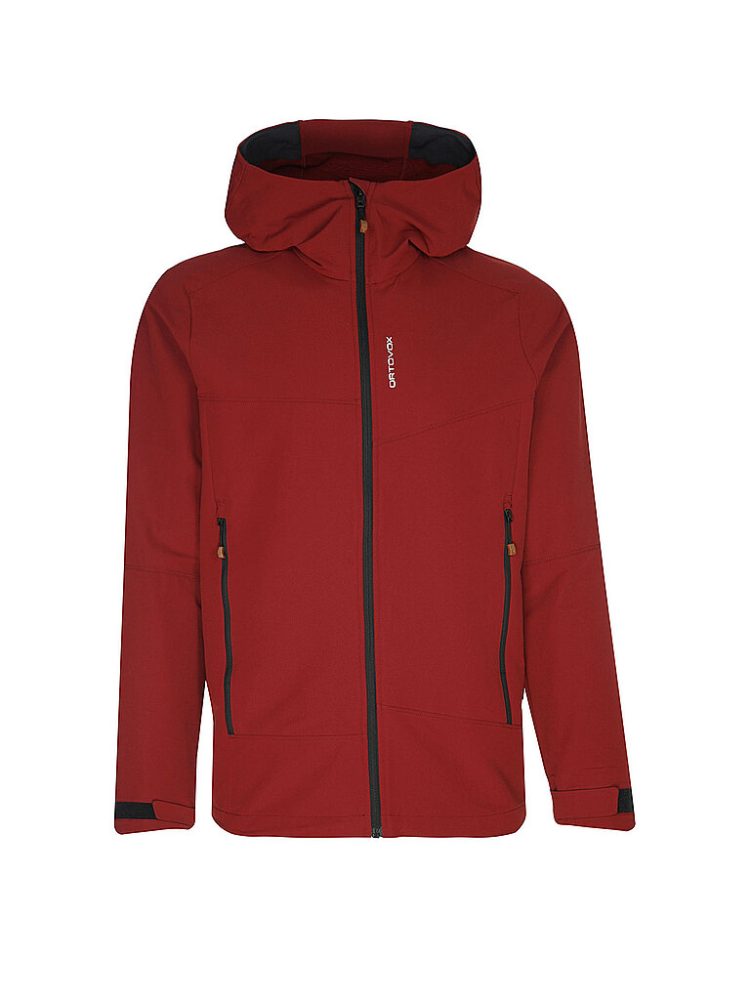 ORTOVOX Herren Softshelljacke Seceda Hoodie dunkelrot | XL