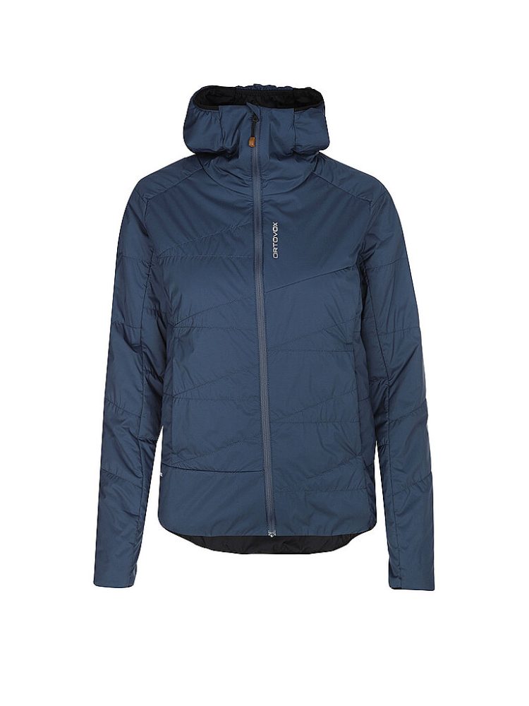 ORTOVOX Damen Touren Isojacke Piz Duan SW Hoodie dunkelblau | M