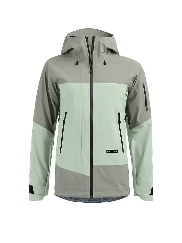ORTOVOX Damen Tourenjacke Ortler GTX Hoodie hellgrün | XS