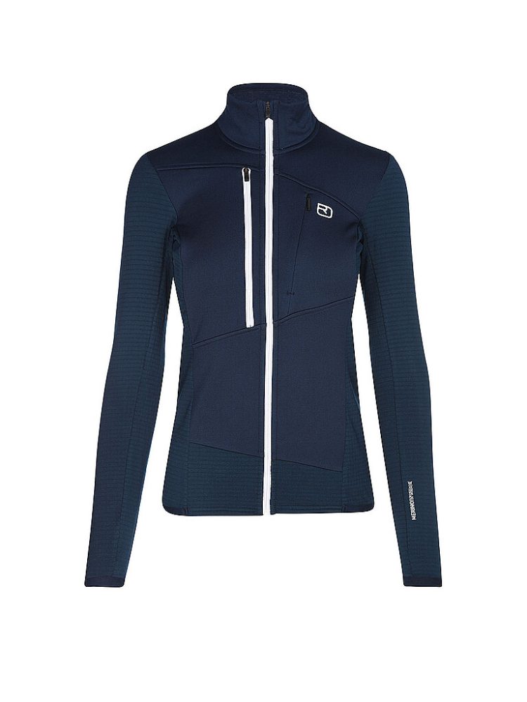 ORTOVOX Damen Fleecejacke Grid dunkelblau | L