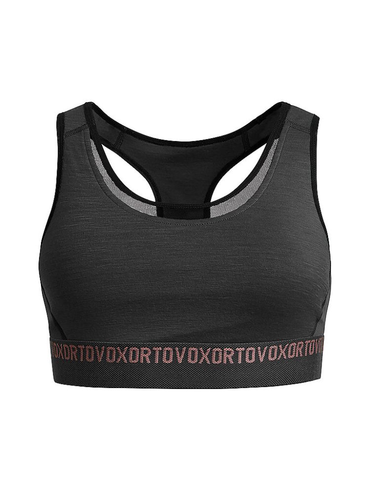 ORTOVOX Damen Sport Top 185 Rock'n'Wool schwarz | S