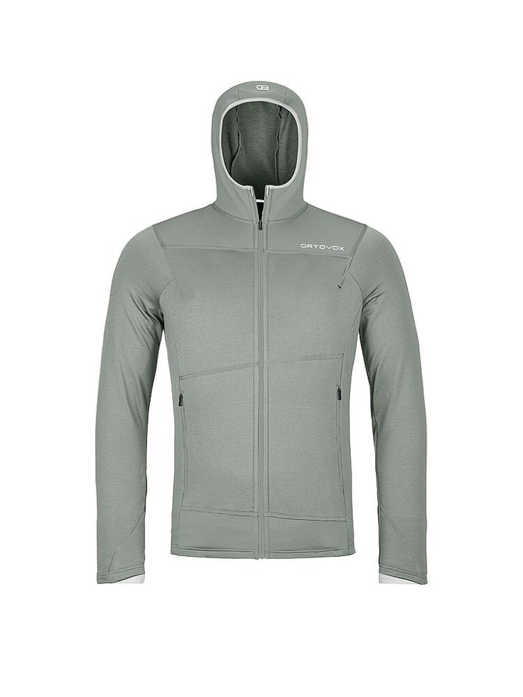 ORTOVOX Herren Fleecejacke Light Hoodie hellgrün | M