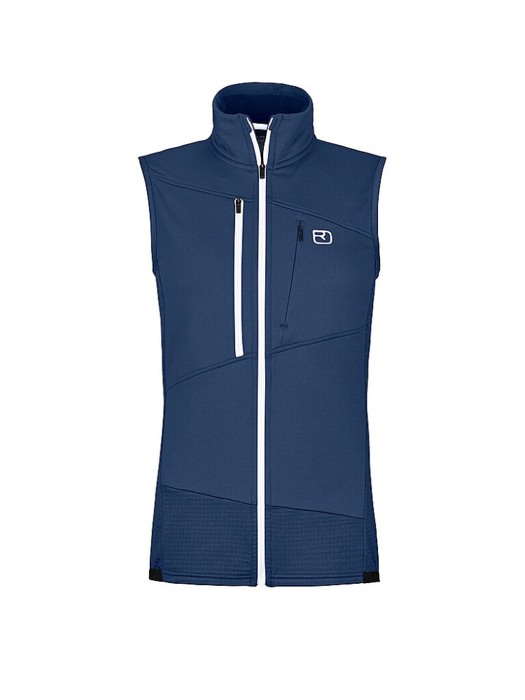ORTOVOX Damen Fleeceweste Fleece Grid dunkelblau | XL