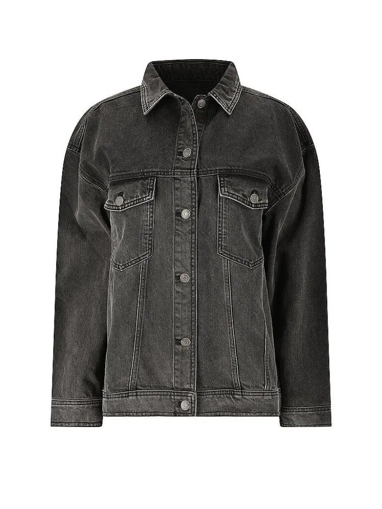 ATHLECIA Damen Jeansjacke Monser Denim schwarz | 34