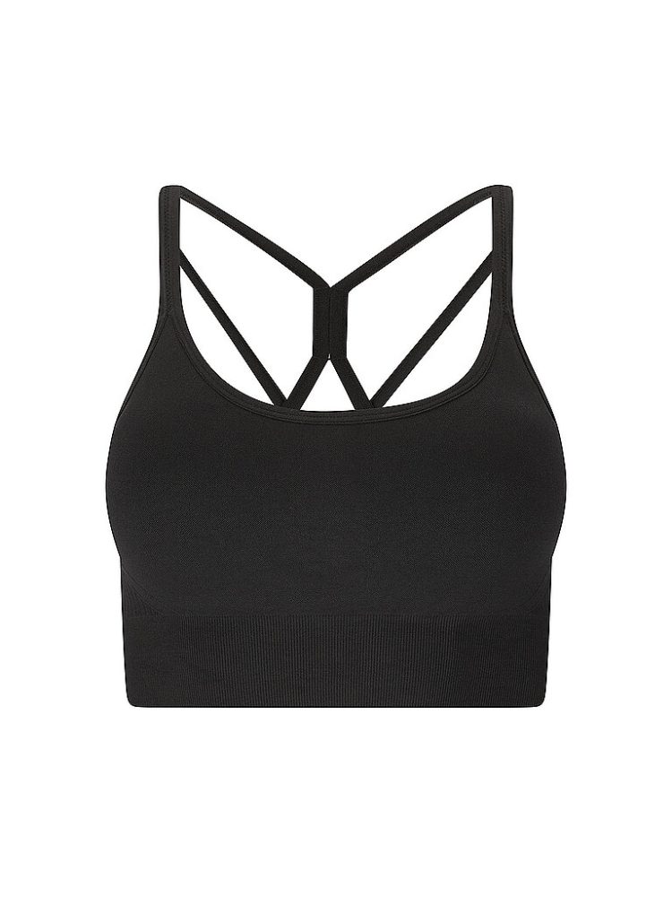 ATHLECIA Damen Sport-BH Foan V4 Seamless Low Support schwarz | XXS/XS