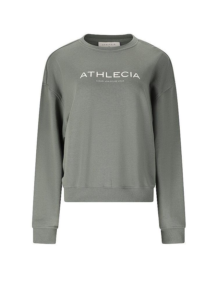 ATHLECIA Damen Sweater Atkins Crew dunkelgrün | 40