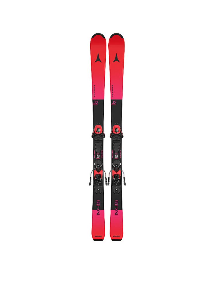 ATOMIC Jugendski Set Redster J2 130-150 + L 6 GW rot | 130