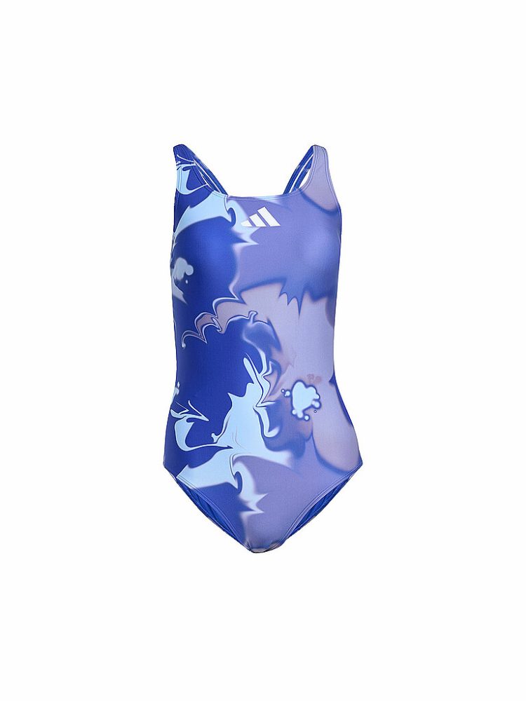ADIDAS Damen Badeanzug Tie-Dyed Graphic V-Back blau | 36