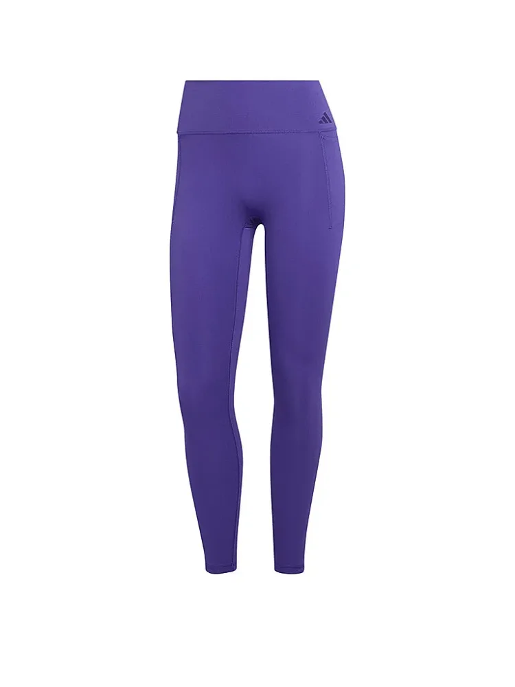 ADIDAS Damen Fitnesstight Opt 7/8 lila | L
