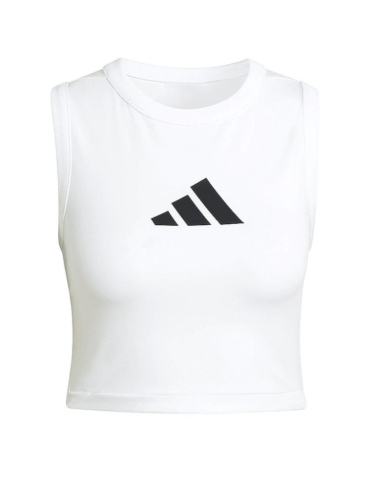 ADIDAS Damen T-Shirt Z.N.E. Cropped weiss | L